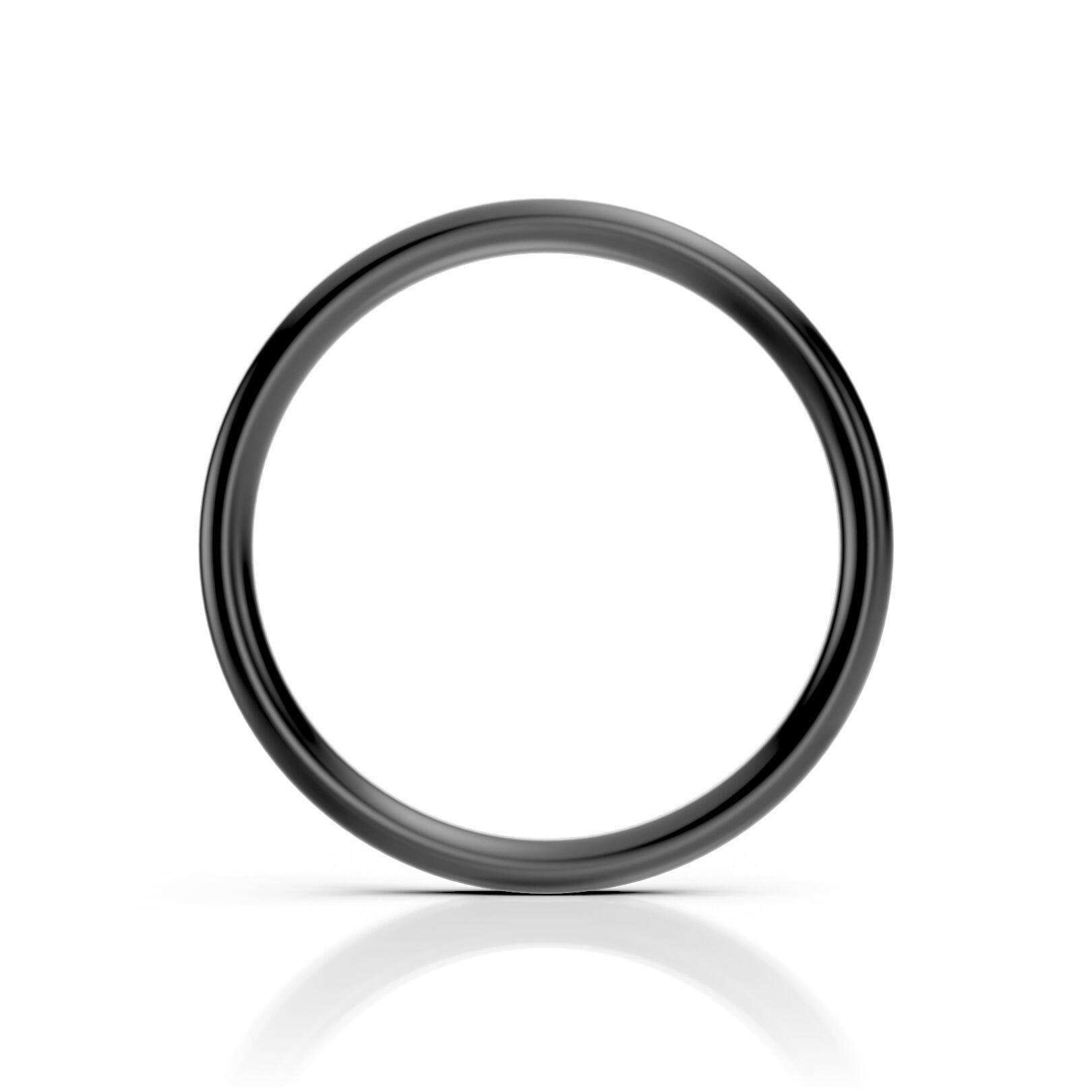 Ladies 2mm medium weight traditional court shaped wedding band in gold, platinum, palladium, silver, titanium and black zirconium with polished finish