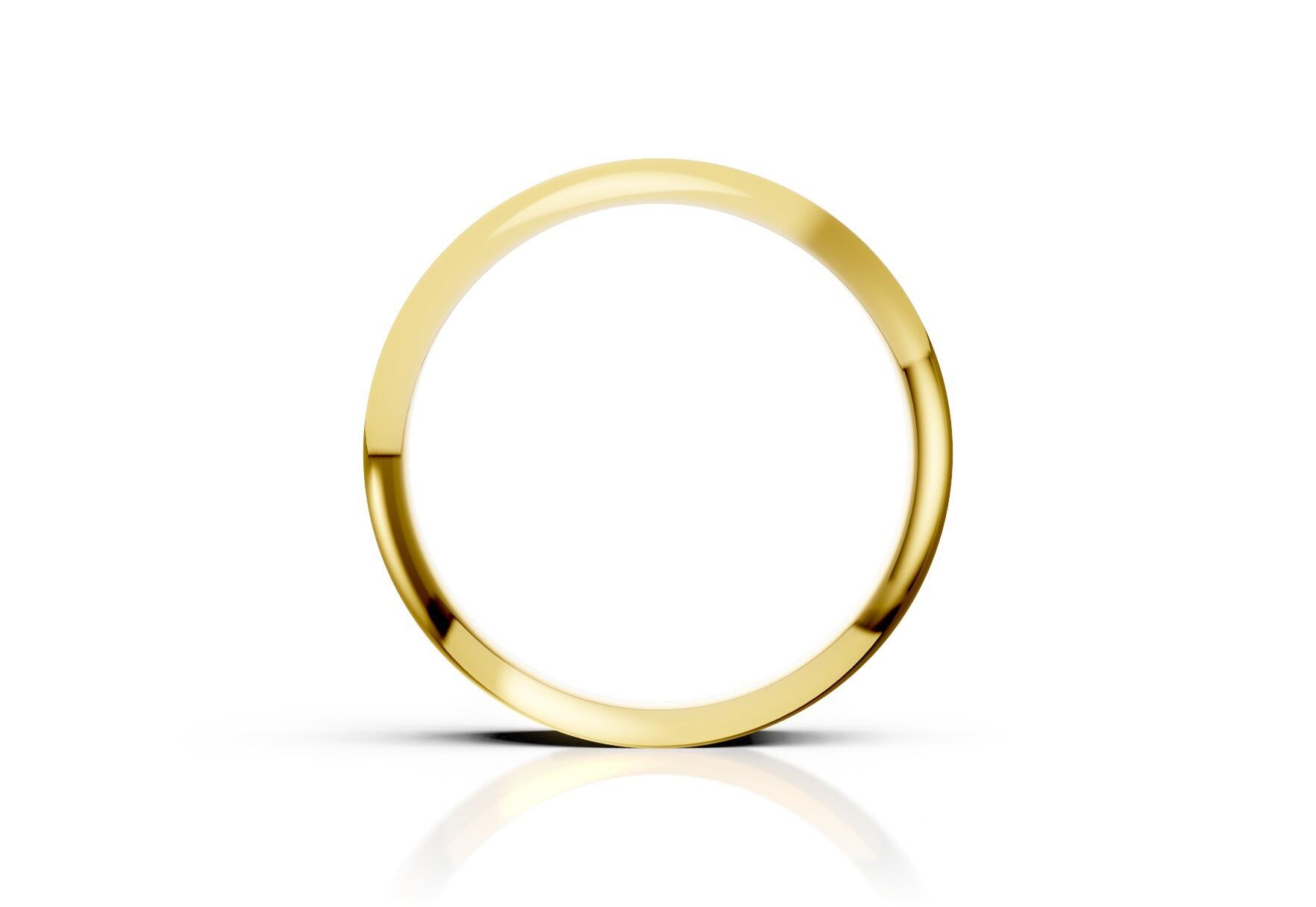 Ladies 5mm light flat court comfort fit wedding ring 1.3mm depth in yellow gold white gold rose gold platinum palladium and argentium silver