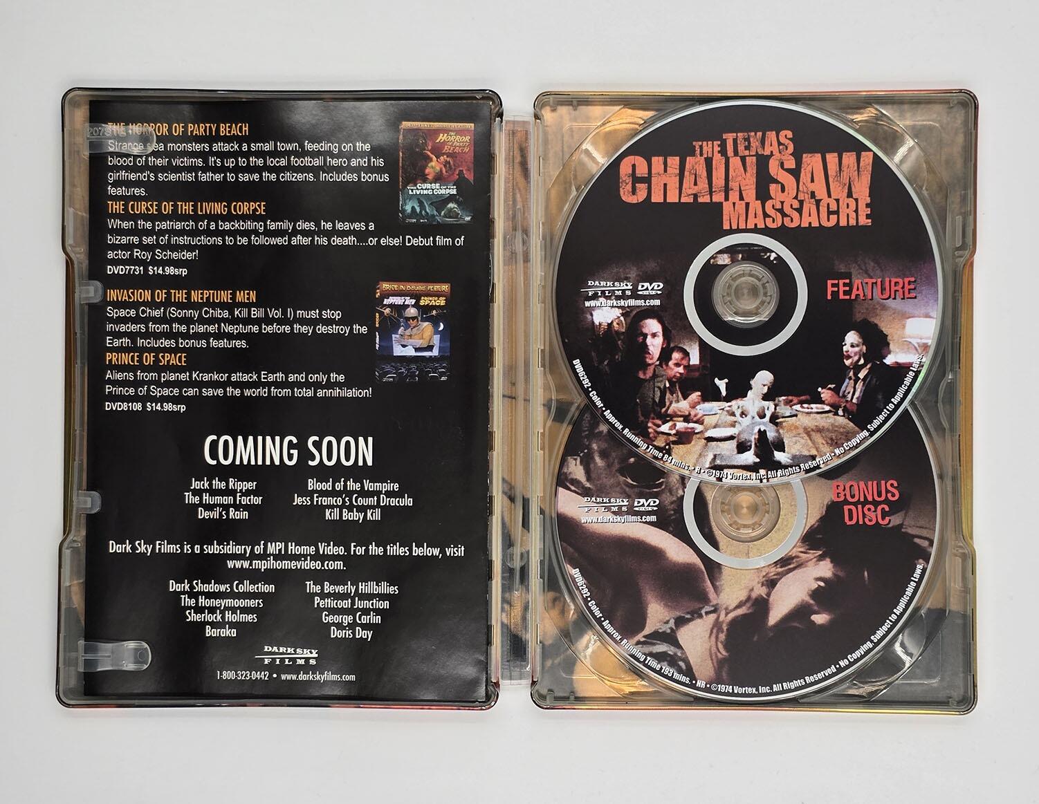 The Texas Chainsaw Massacre - Steelbook - DVD - Region 1 - [Pre-owned) - Dark Sky Films - Item Image 3