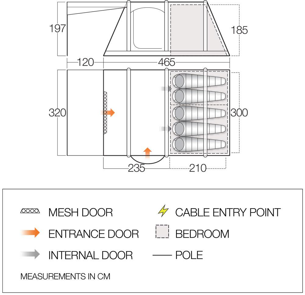 Odyssey Air 500SC - Floorplan
