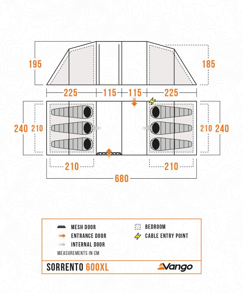 Longleat 600XL - Floorplan