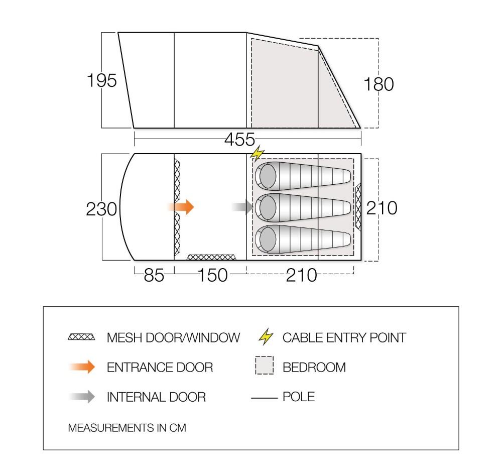Harris TC 350 - Floorplan