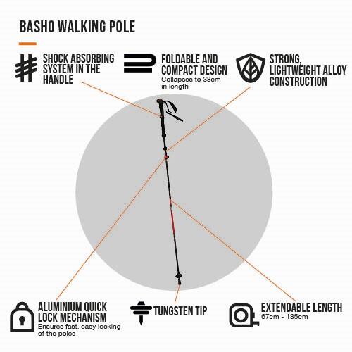 Basho (Folding Walking Pole) - Single - Lifestyle4
