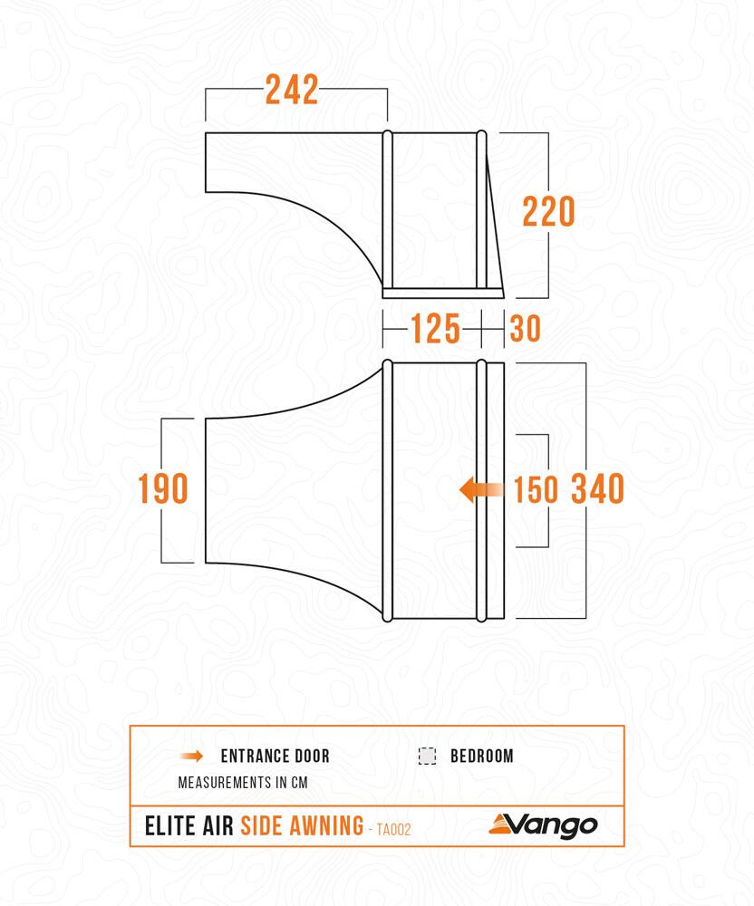 Elite Air Side Awning - Sentinel Elite - TA002 - Floorplan