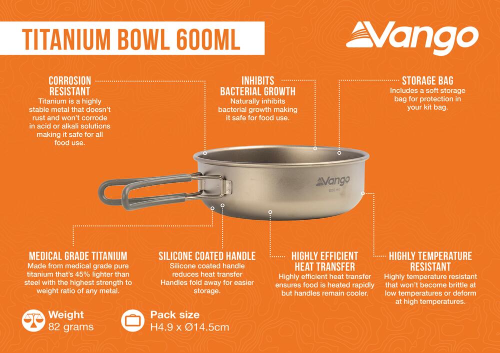 Titanium Bowl 600ml - Floorplan