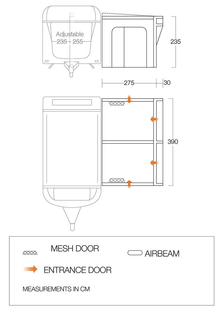 Riviera Air 390 Elements ProShield - Floorplan