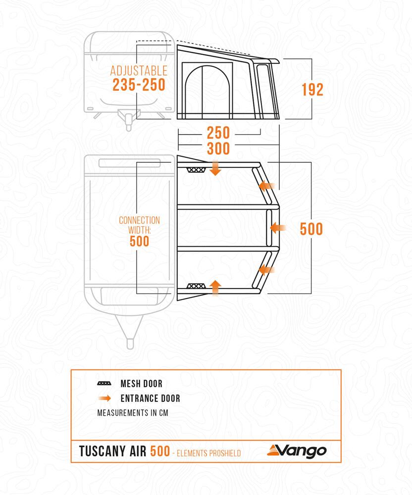 Tuscany Air 500 Elements ProShield - Floorplan
