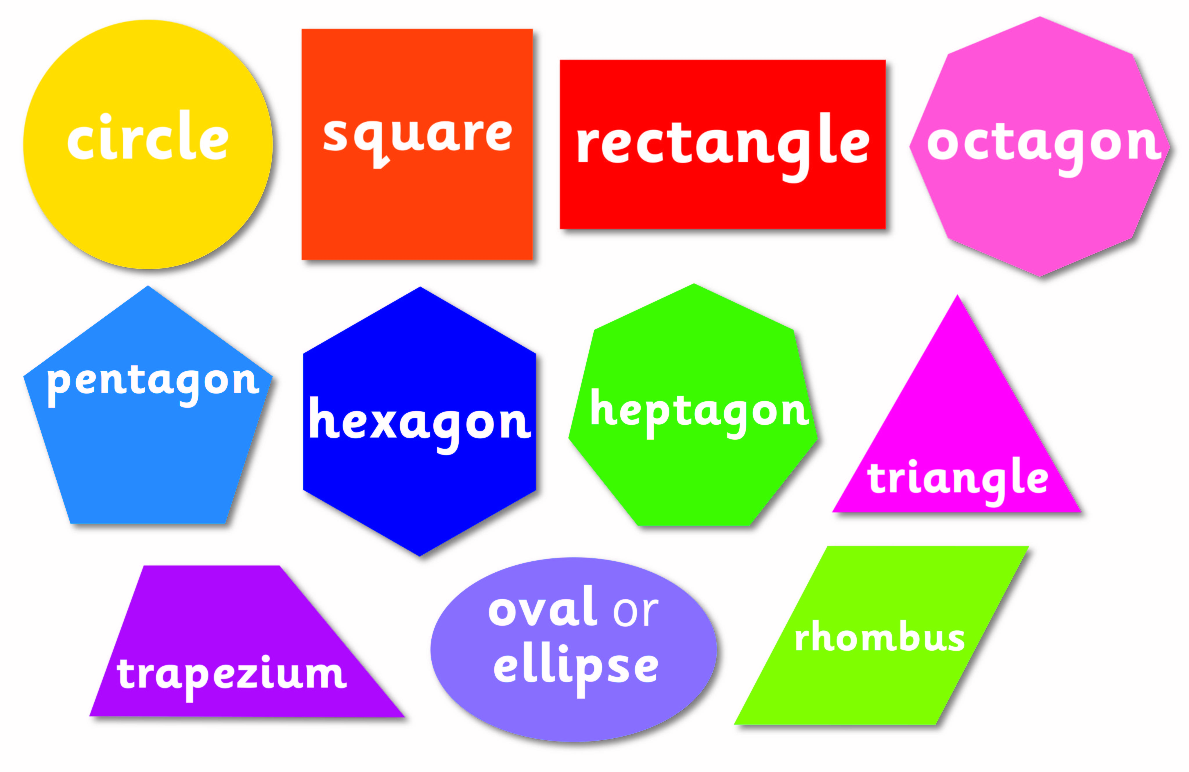 shapes and names