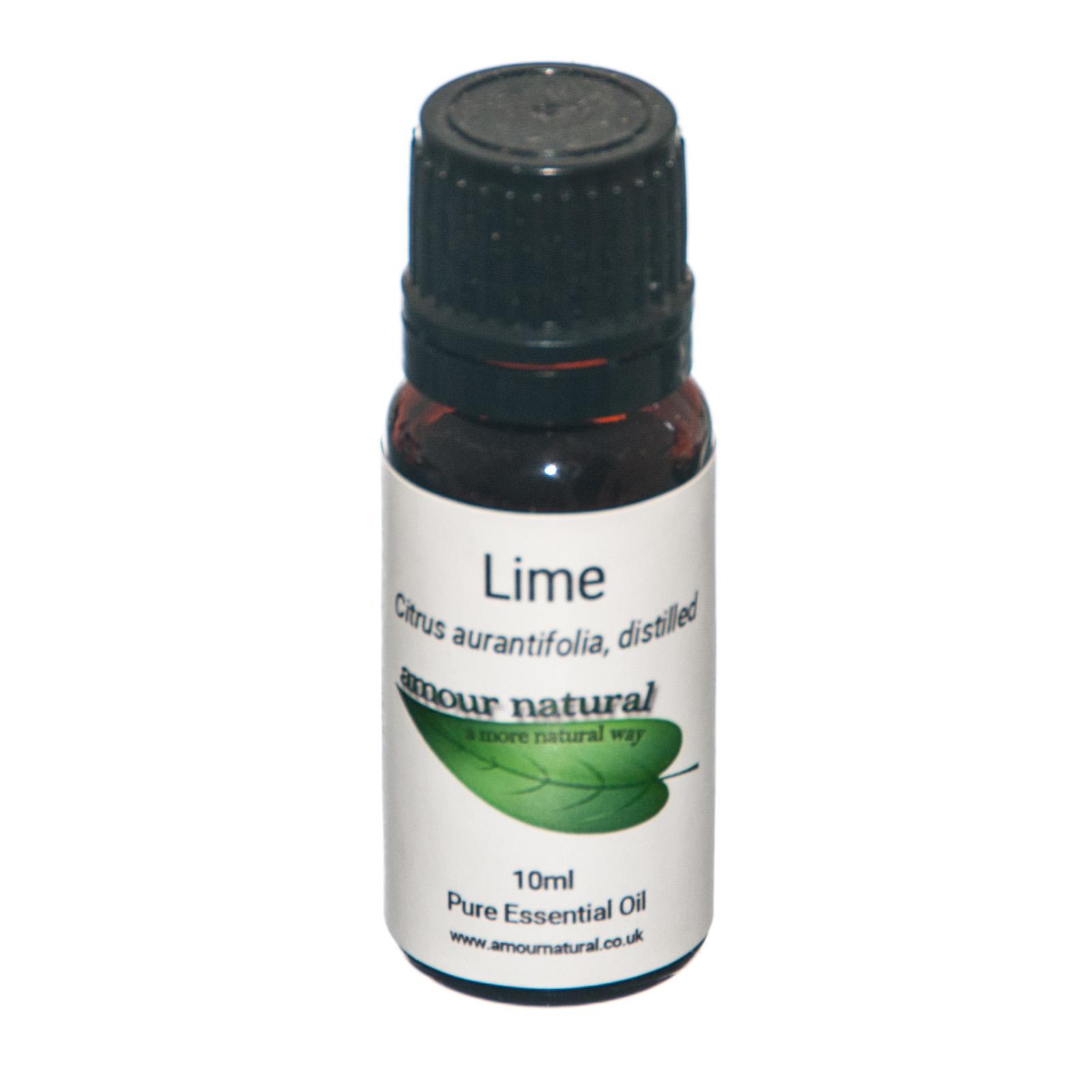 1 x 10 ml bottle of Lime Essential Oil