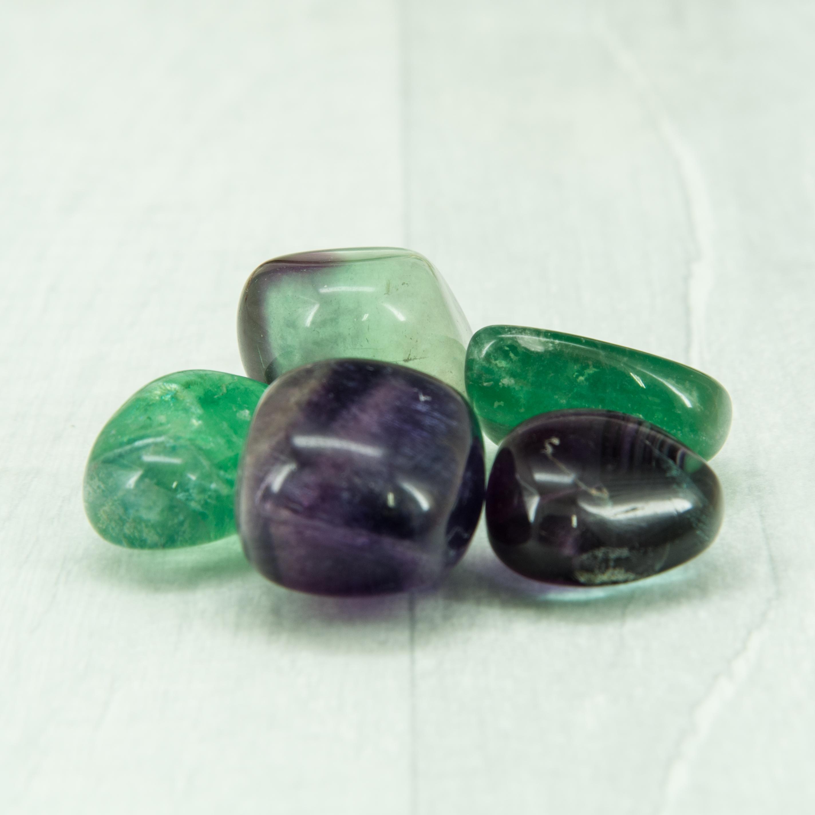 Rainbow Fluorite Tumble Stone