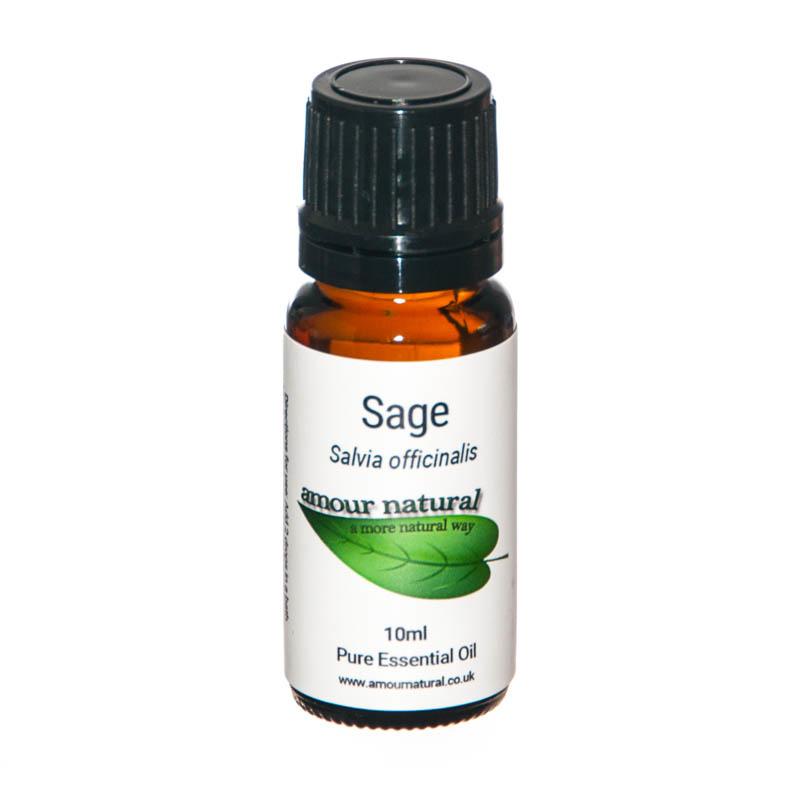 1 x 10 ml bottle of Sage Essential Oil