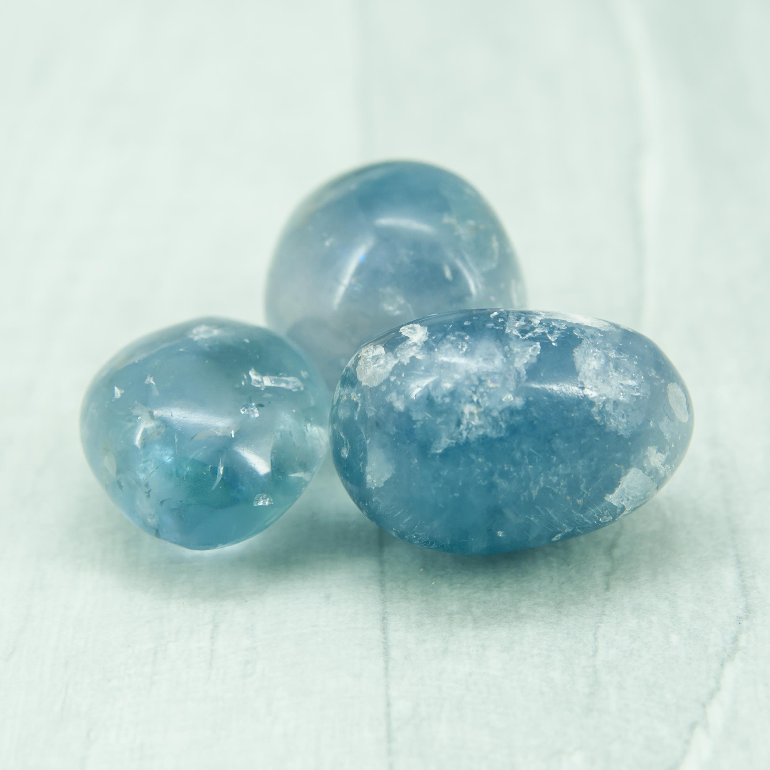 Celestite Tumble Stones