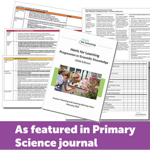 Primary Science Package - primary science assessment resources