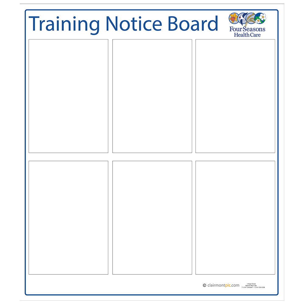 Training Notice Board Training Notice Board
