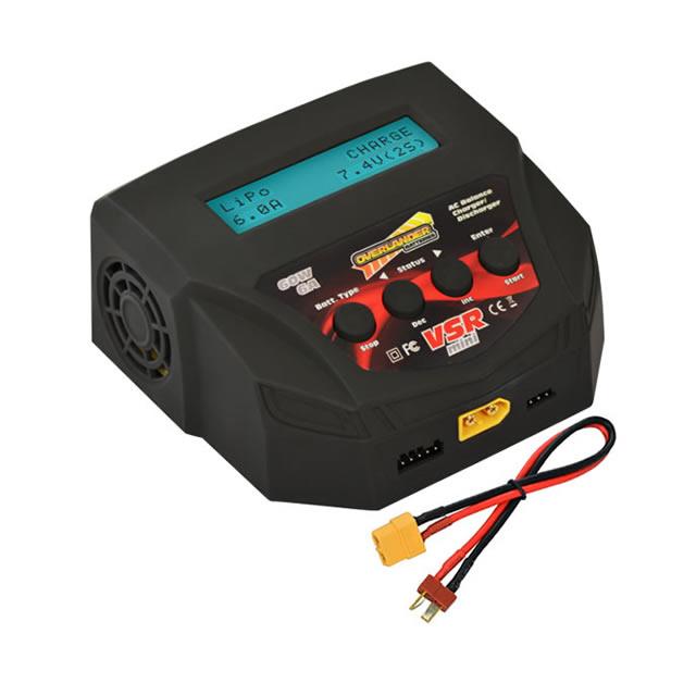 Overlander VSR Mini 6A 60W 2-4s Lipo, LiHV And NiMh AC Charger