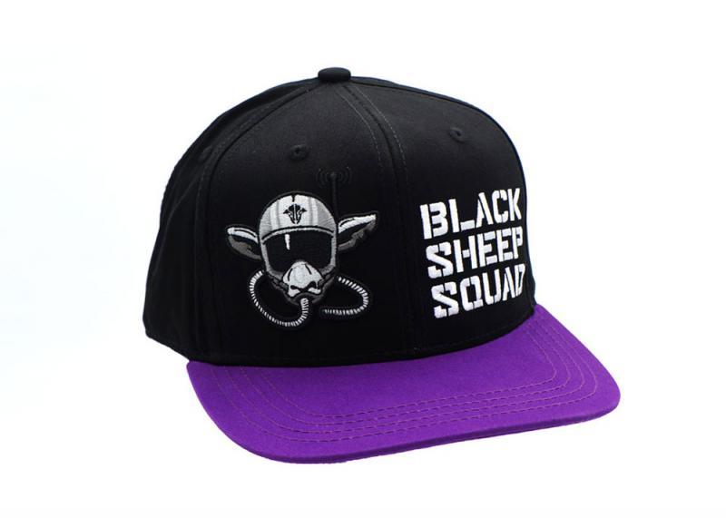 TBS Black Sheep Squad Cap Black And Purple