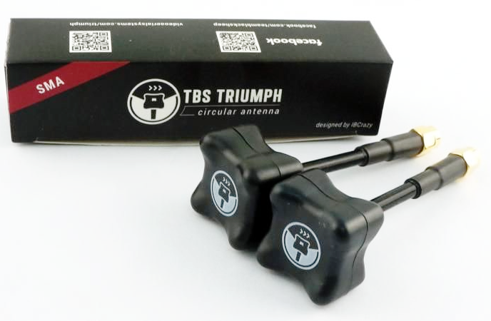 TBS Triumph 2 pcs 5.8Ghz FPV SMA Antennas