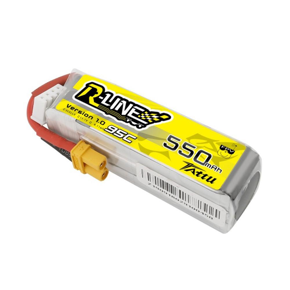 Tattu R-Line 550mAh 3S Lipo Battery 11.1V XT30