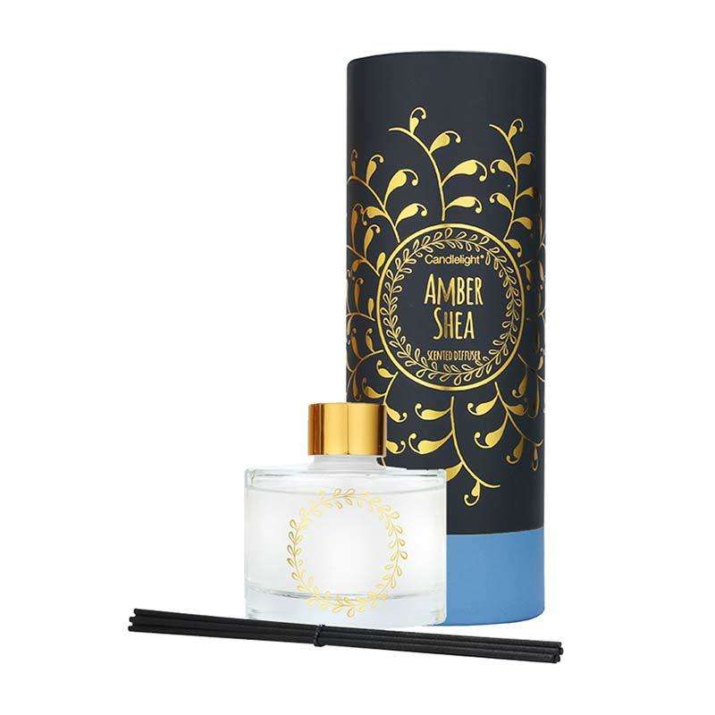 candlelight amber shea reed diffuser