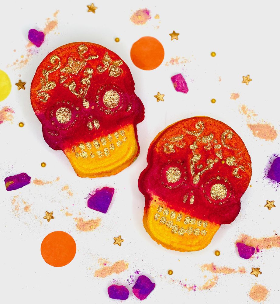 sugar skull bath bomb uk