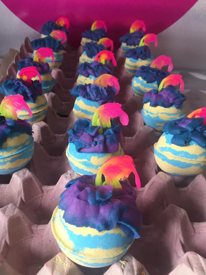 mermaid splash bath bomb