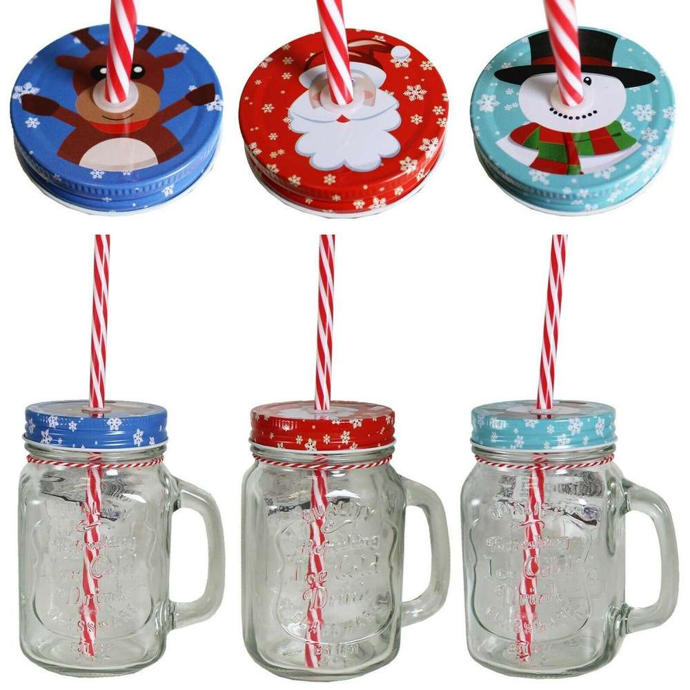 Christmas mason jars
