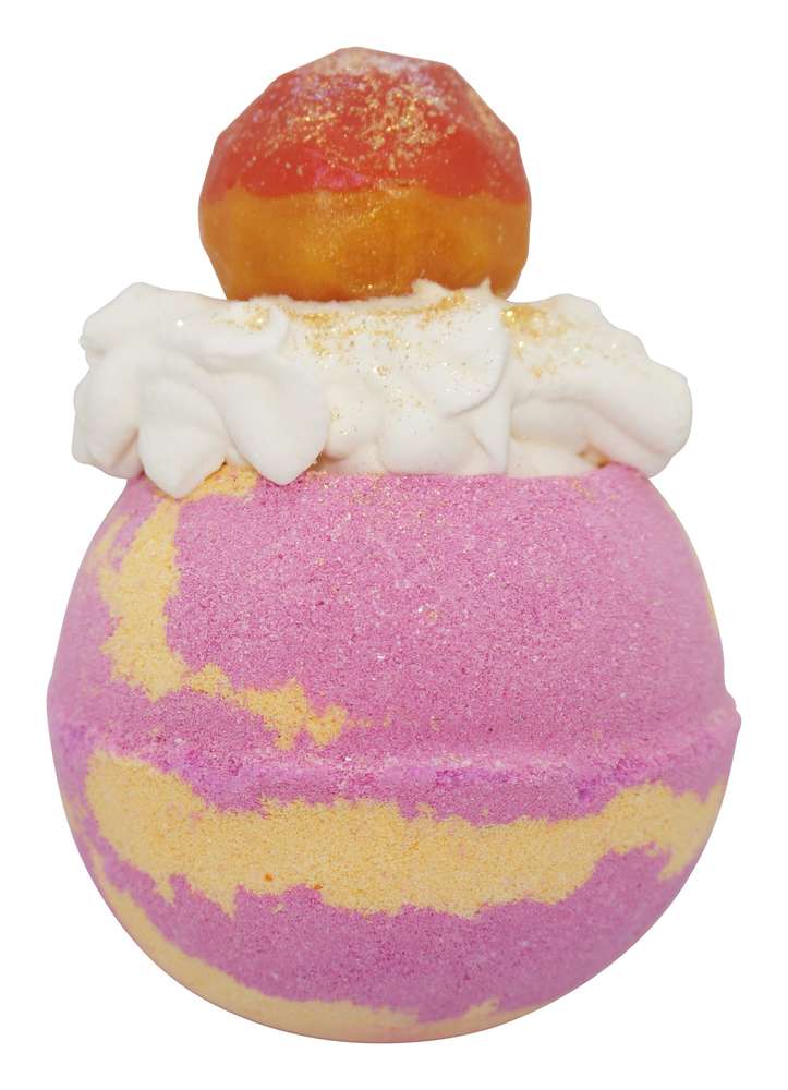 rhubarb bath bomb