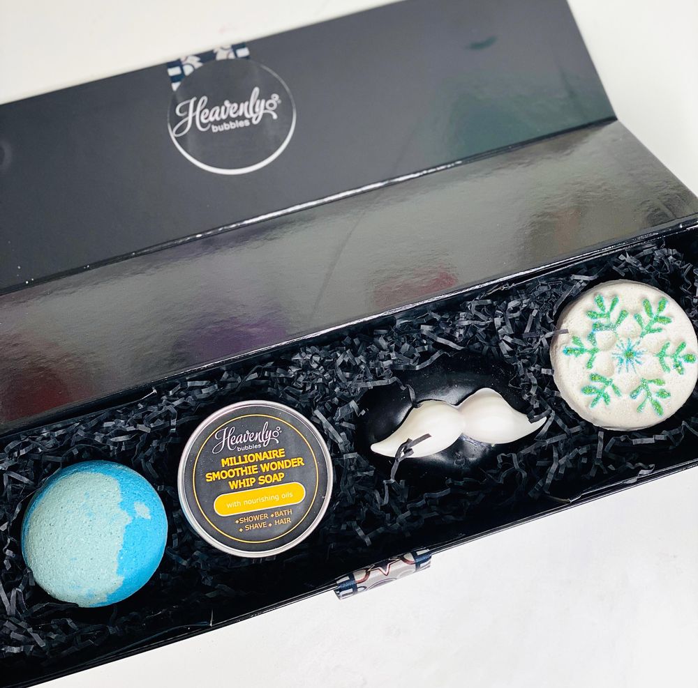 xmas bath bomb set for men
