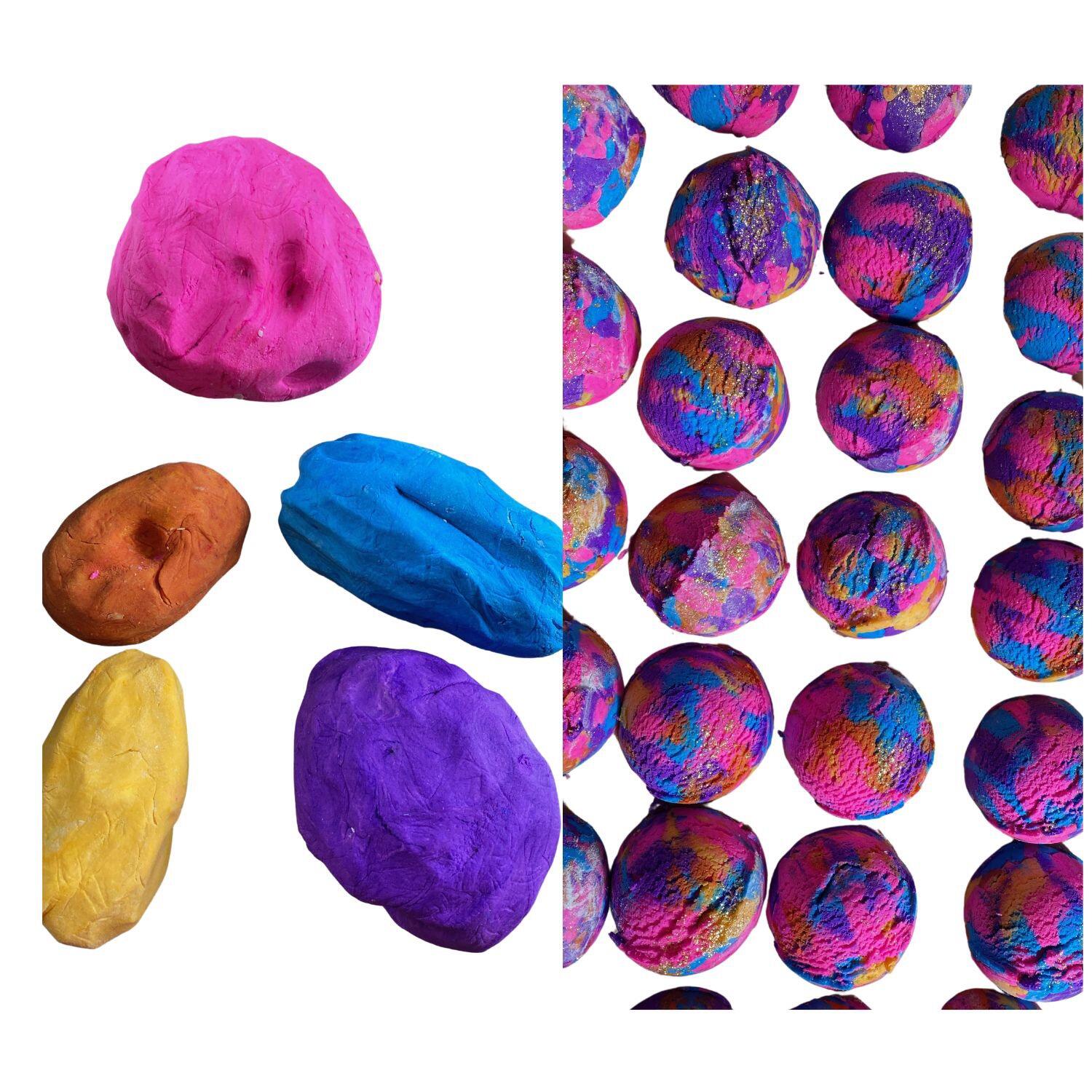 handmade rainbow bubble bar uk