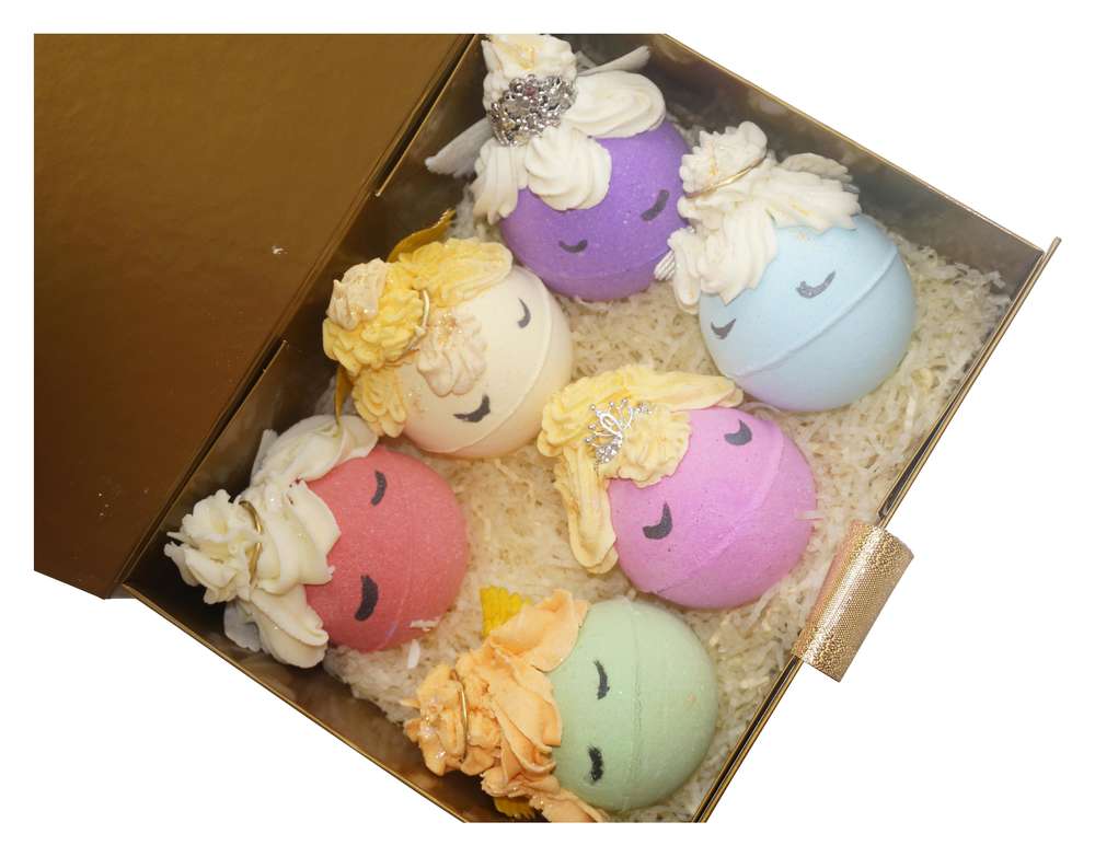 angels bath bomb gift set