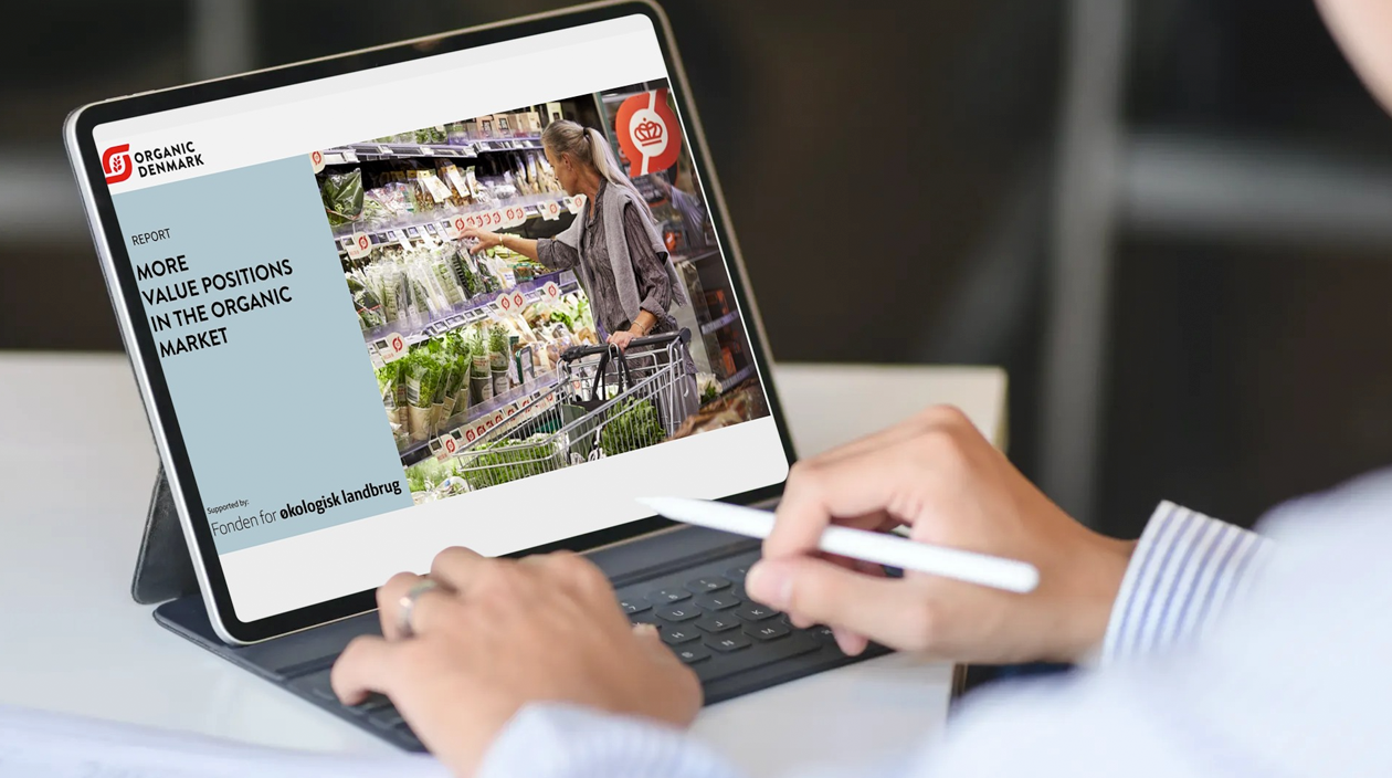 <h3 class="headline-height">REPORT: MORE VALUE POSITIONS IN THE ORGANIC MARKET</h3><div class="box-height">With this report we wish to share our findings, conclusions, and food trends from our latest analysis of the Danish organic market, within the three value positions, we have chosen to name “Good, Better, Best.Download a free copy of the report.</div>