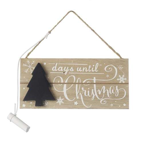 Countdown to Xmas sign