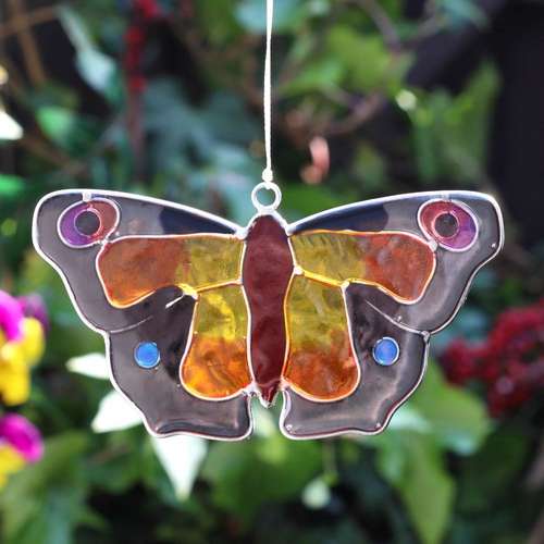 peacock butterfly suncatcher