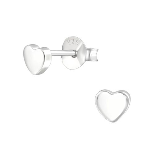 sterling silver heart studs