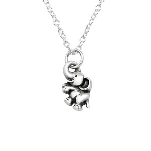 silver elephant pendant