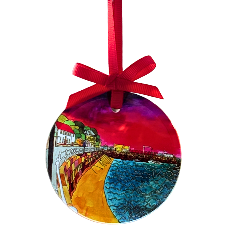 rozel bay glass suncatcher
