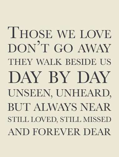 those we love mini metal sign