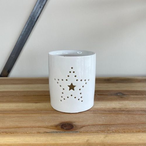 ceramic star candle holder