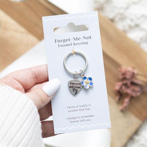 forget me not keyring