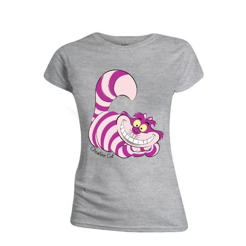 Alice in Wonderland Ladies T-Shirt Cheshire Cat