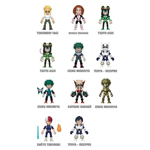 My Hero Academia Action Vinyls Mini Figures Display