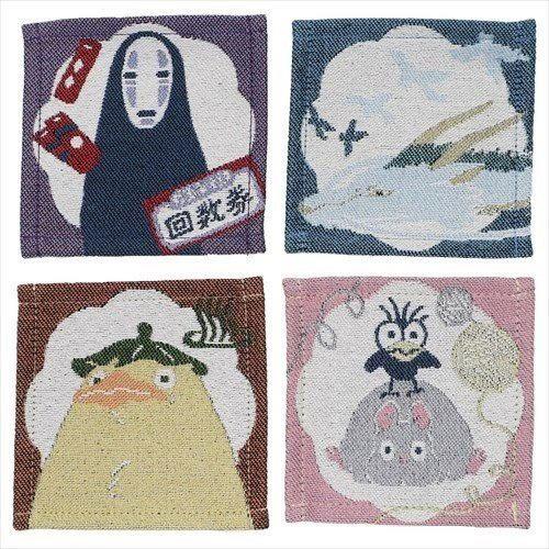 Spirited Away Characters Coaster 4-Pack