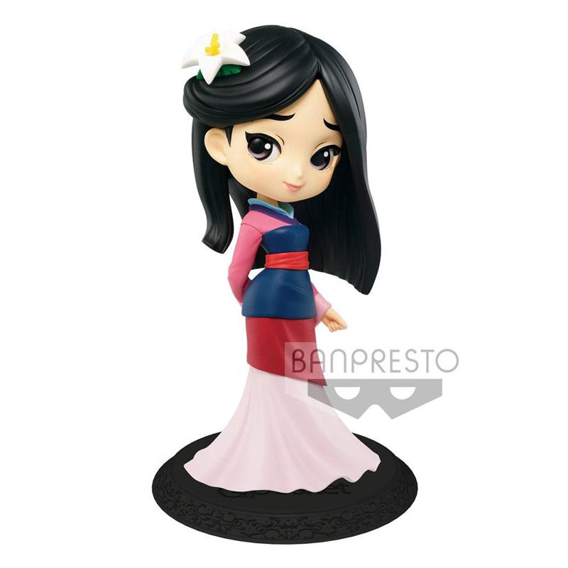 Disney Q Posket Mini Figure Mulan A Normal Color Version