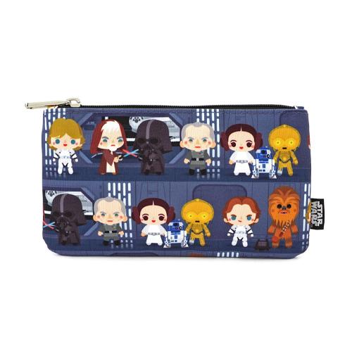 Chibi Characters Coin/Cosmetic Bag Star Wars by Loungefly