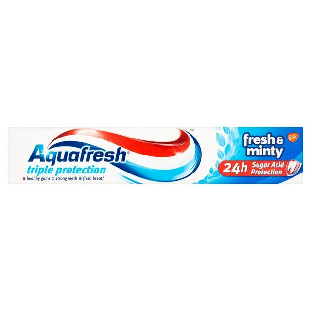 aquafresh fresh and minty toothpaste