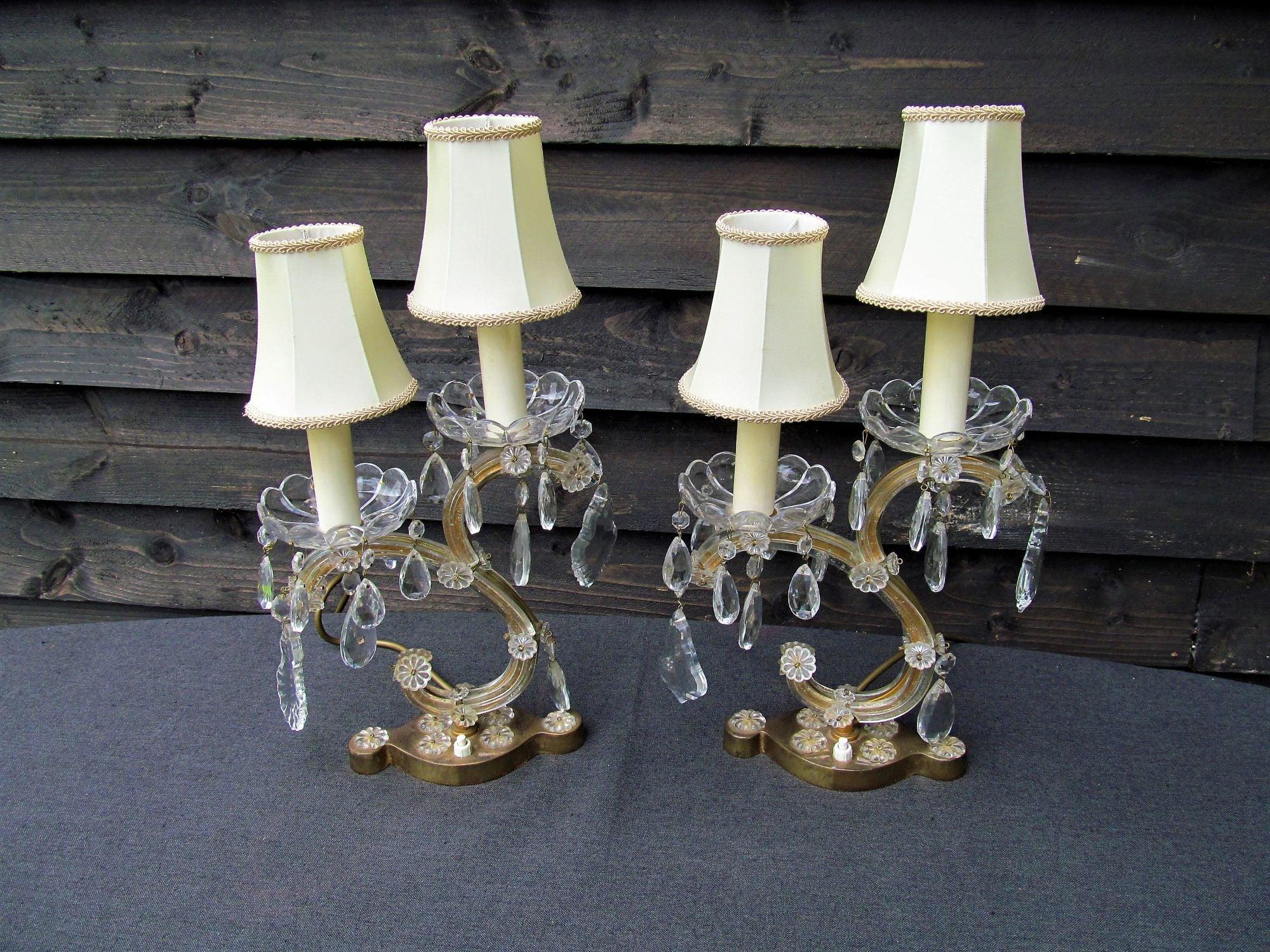Lavish Pair Of Louisxiv French Vintage, Old World Style Table Lamps