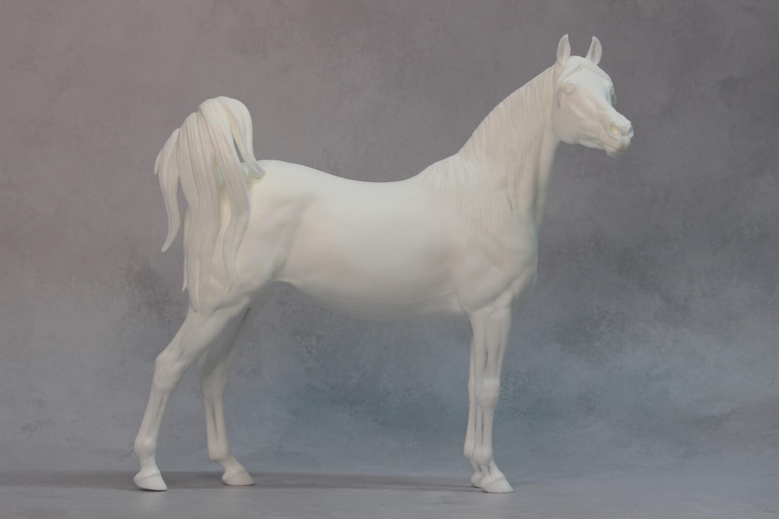 White resin cast model - as supplied