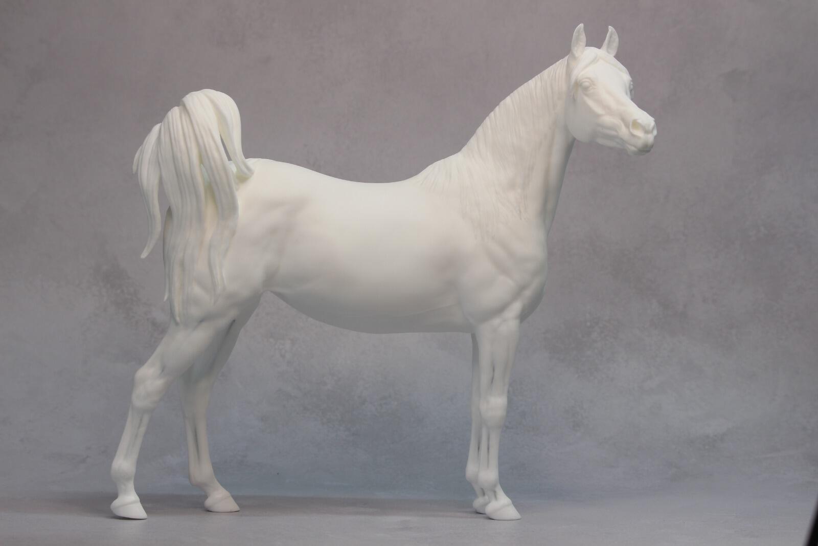 White resin cast model - as supplied