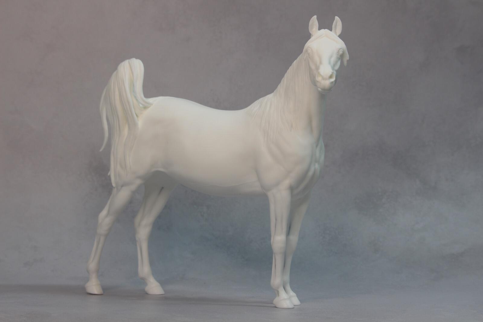 White resin cast model - as supplied