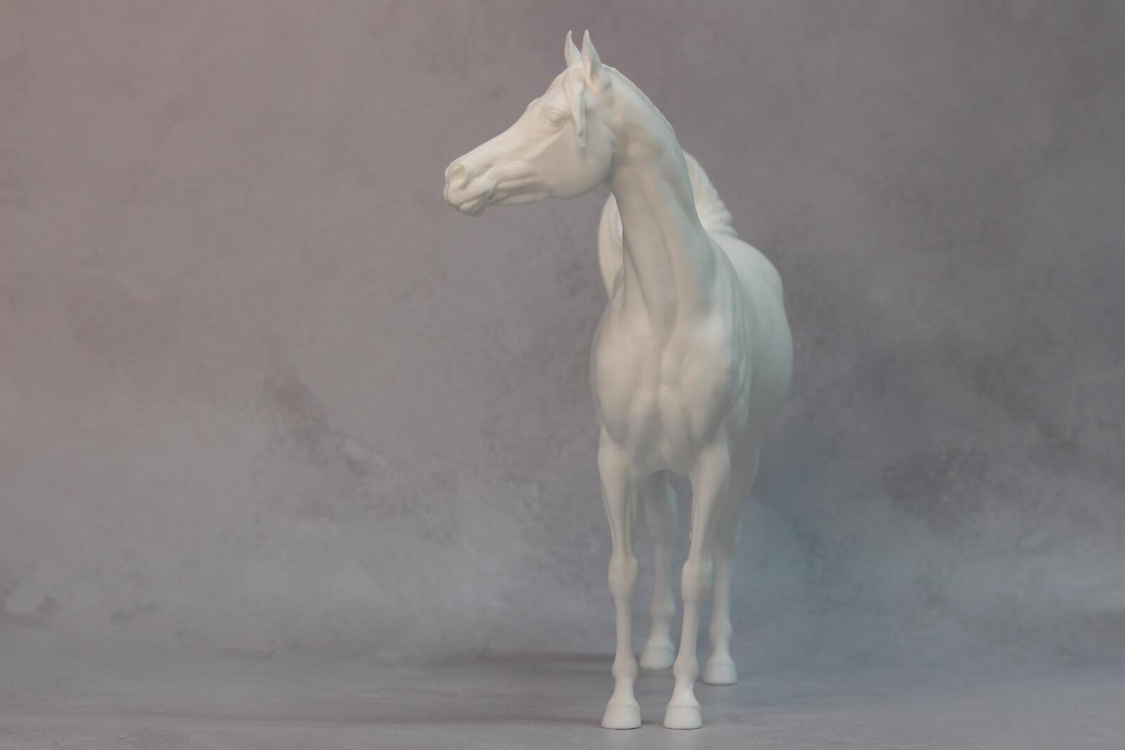 White resin cast model - as supplied